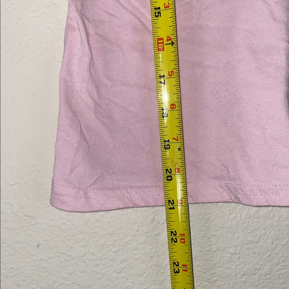 🪼Vintage “Mega Babe” pink baby tee with yellow and red details! - Picture 5 of 8
